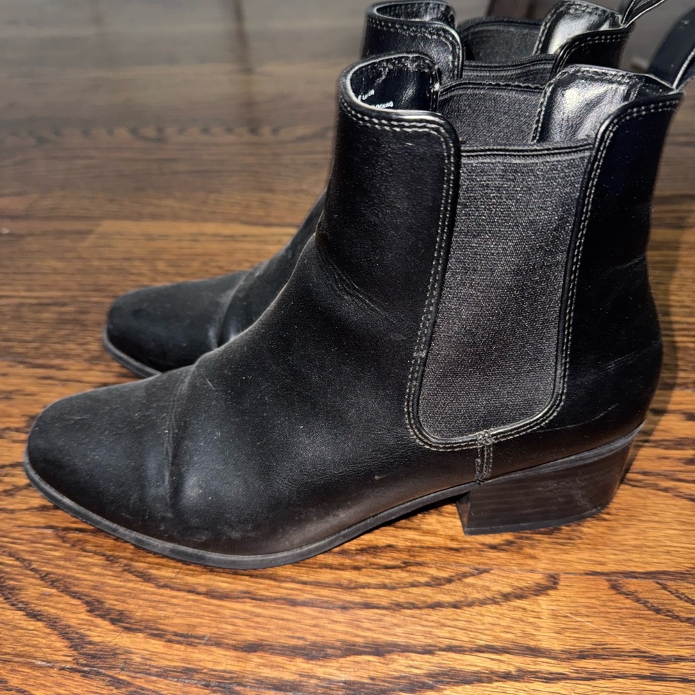 a new day Black Heeled Ankle Boots